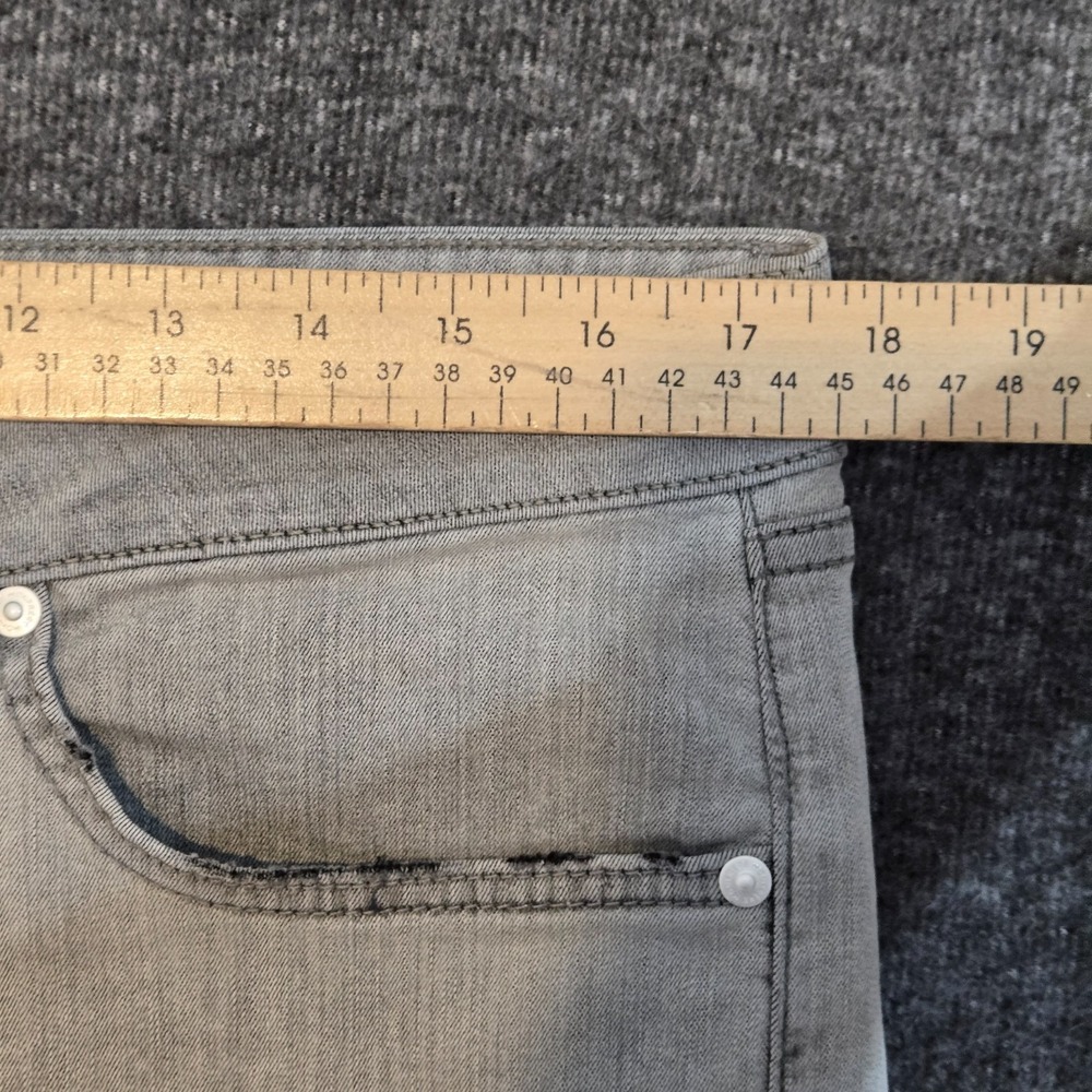 Monfrere Greyson Skinny Jeans Mens 36 x 31 Gray Dist Stone Pants‎ Japanese Denim - Picture 4 of 13